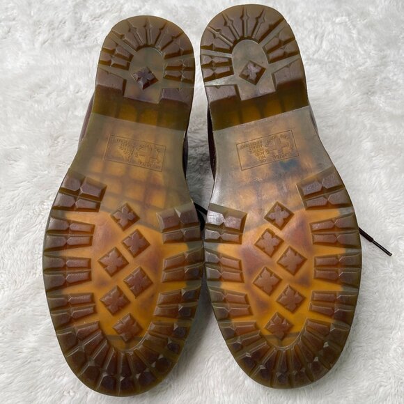 Dr. Martens Men\'s Brown  Leather Lace Up Boston Round Toe Shoes Size 11 US main image 13